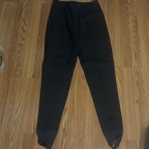Vintage Stirrup Leggings Women's Black Classic Basics Size 10‎ Equestrian Riding
